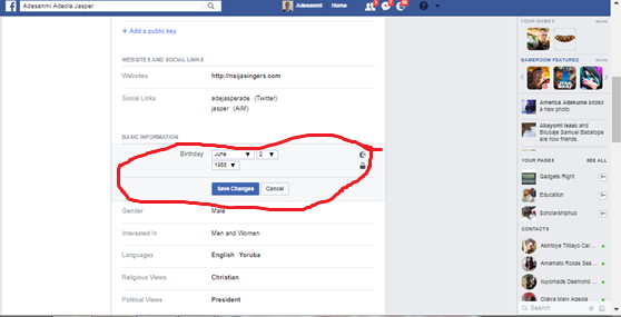 How To Change Birthday Facebook On Facebook Account