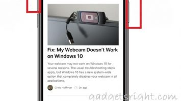 Take Screenshots on the iPhone X, XS or XR