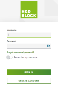 hr block online login